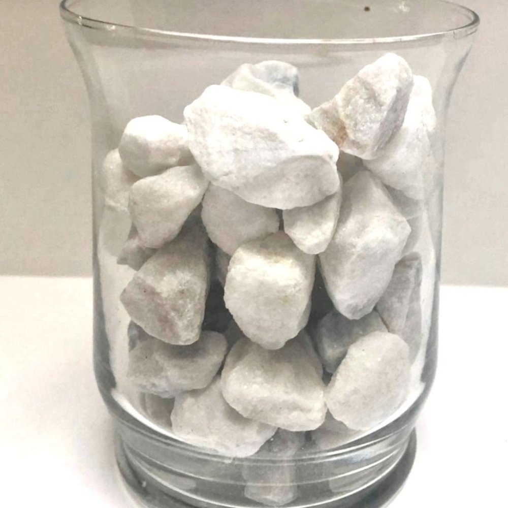 Gorgeous White Marble Like‎ Accent Rocks, 32 oz Outdoor Indoor Decorative…